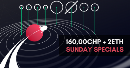 Cancel Your Sunday Plans and Play for a Cut 160,000CHP + 2ETH