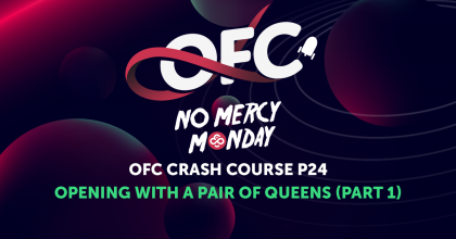 Open Face Chinese Poker Crash Course - OFC Open with a pair Queens