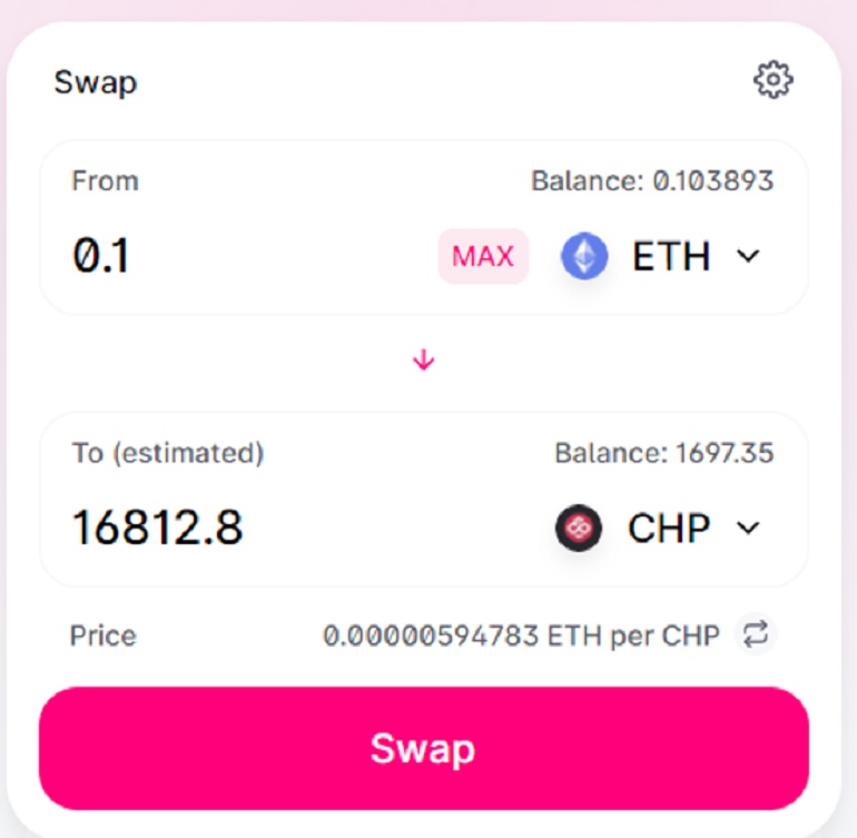 Estimate of the number of tokens in UniSwap