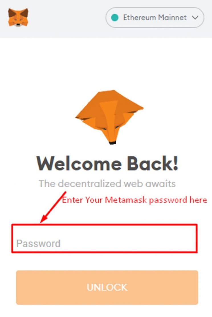 MetaMask Password
